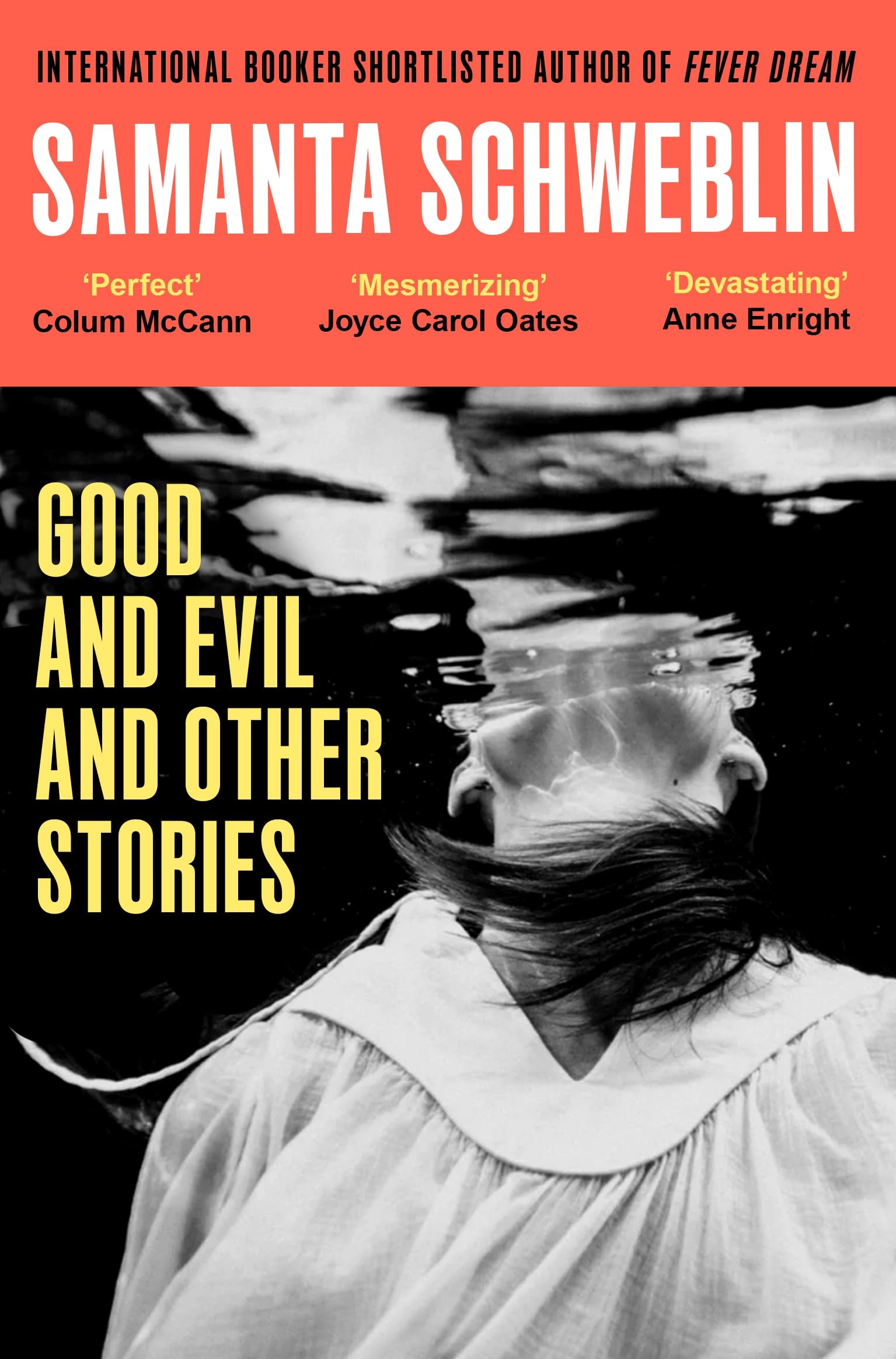 Front cover of the book 'Good and Evil and Other Stories' by Samanta Schweblin.
