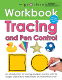 Front cover of the book 'Tracing and Pen Control (Wipe Clean Workbook): Includes Wipe-Clean Pen (Wipe Clean Learning Books)' by Roger Priddy.