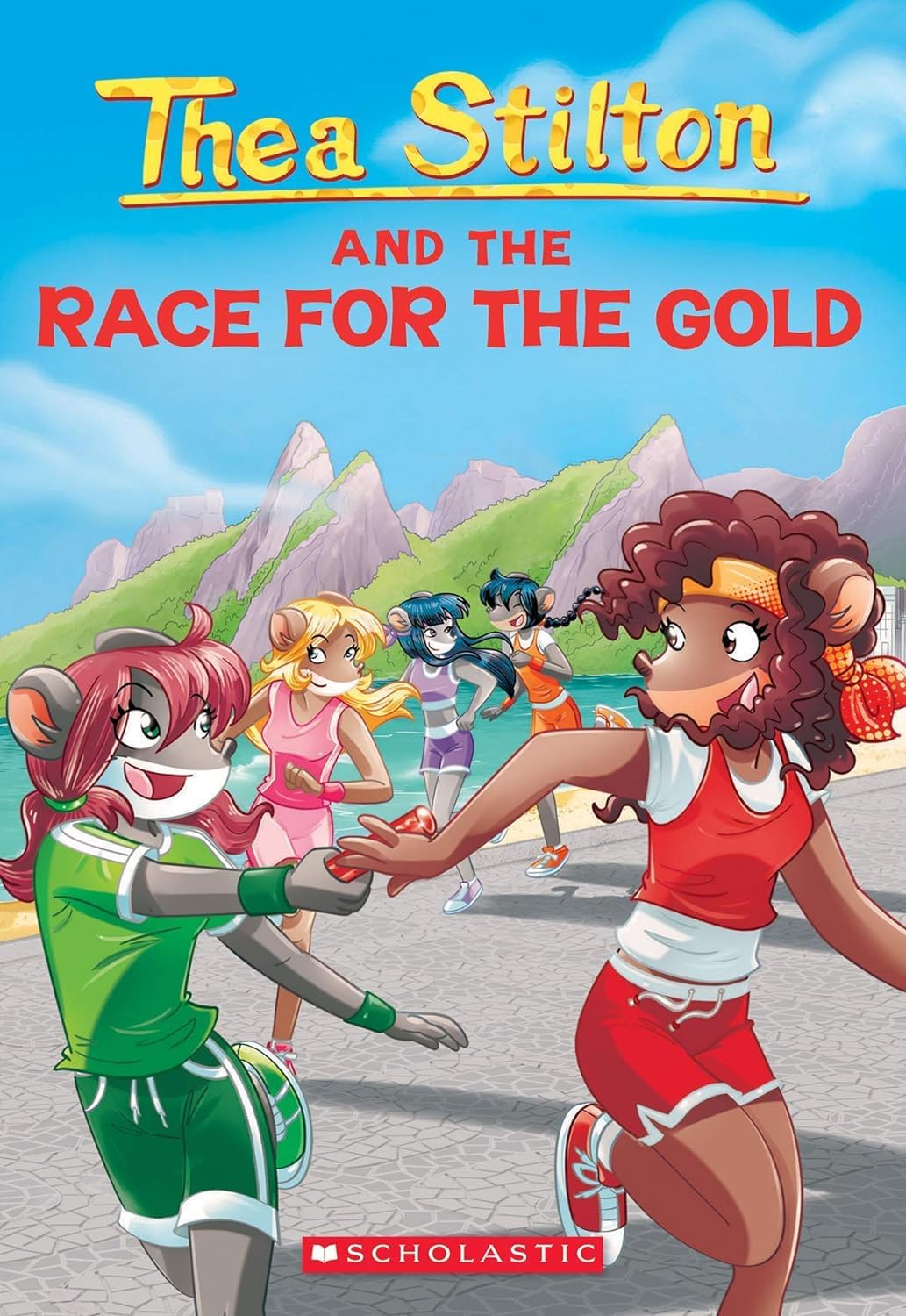 Front cover of the book 'Thea Stilton #31: The Race for the Gold' by Thea Stilton.