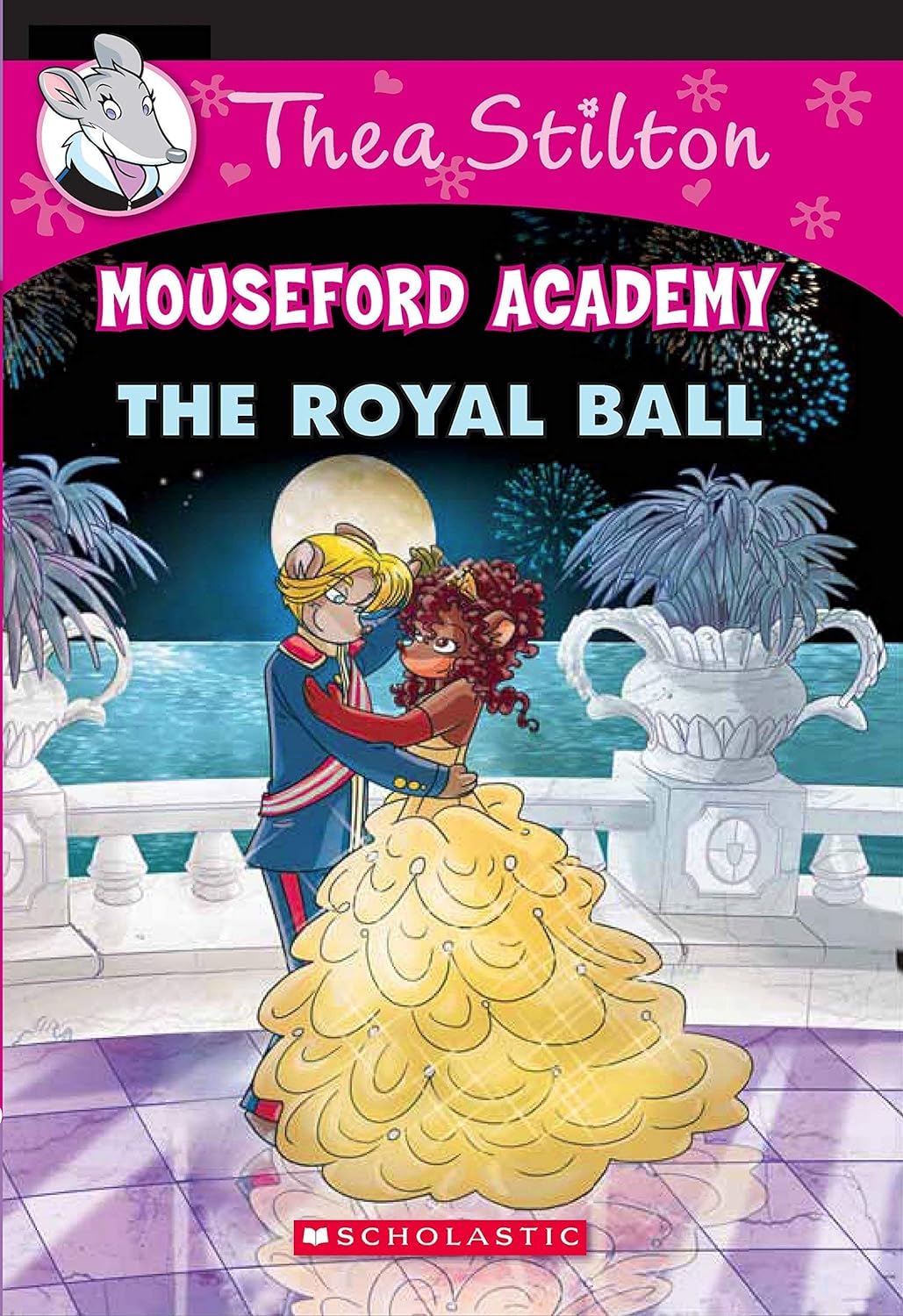 Front cover of the Paperback book 'THEA STILTON MOUSEFORD ACADEMY#16 THE ROYAL BALL GERONIMO STILTON' by Geronimo Stilton.
