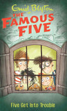 Front cover of the book 'Five Get into Trouble: Famous Five 8' by Blyton, Enid.