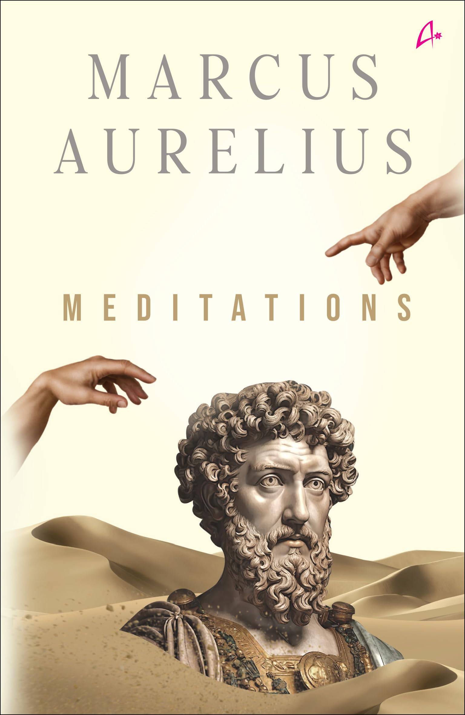 Front cover of the book 'Meditations' by Marcus Aurelius.