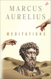 Front cover of the book 'Meditations' by Marcus Aurelius.