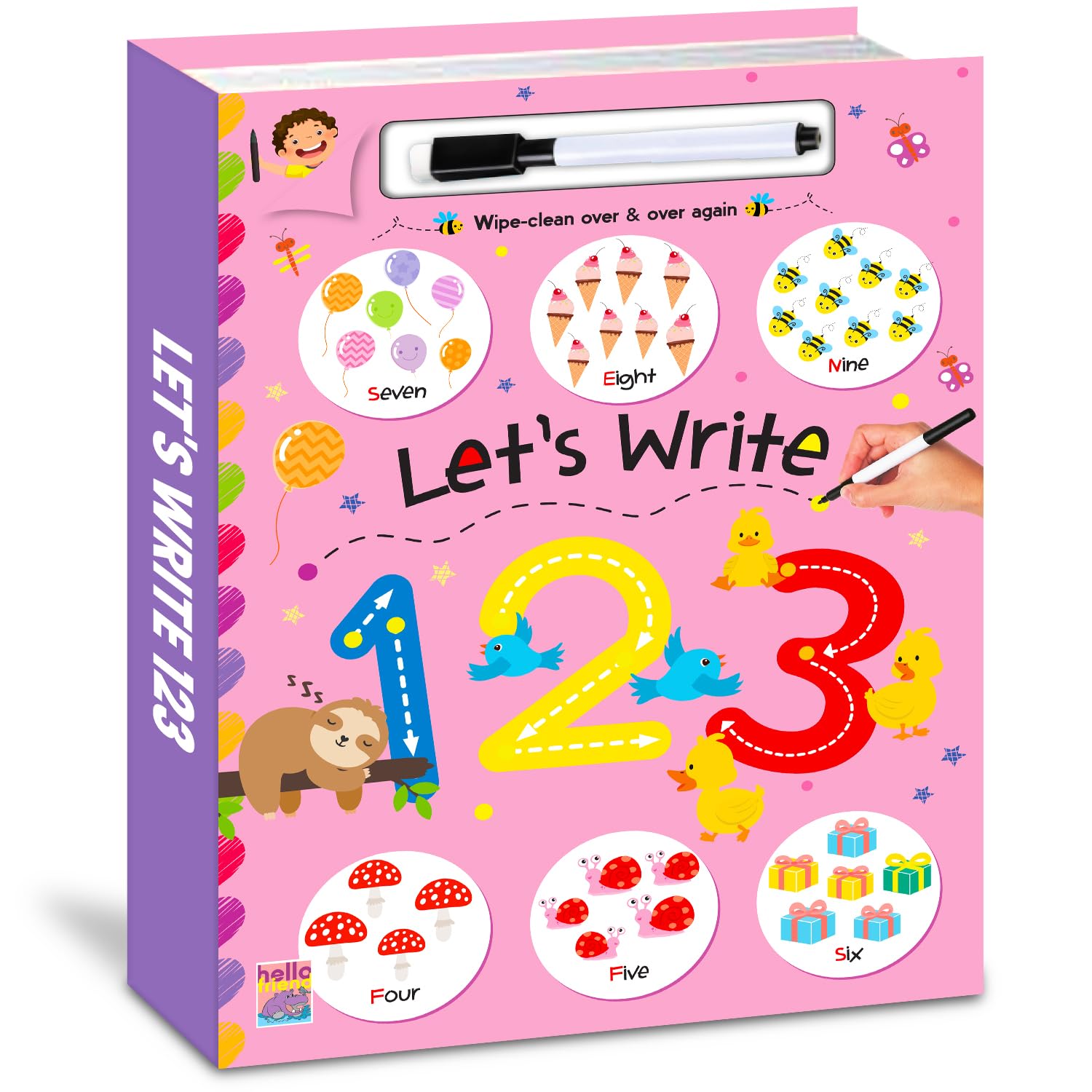 Front cover of the book 'Learn To Write 123' by Na.