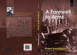Front cover of the book 'A FAREWELL TO ARMS' by Ernest Hemingway.