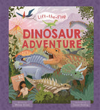 Front cover of the book 'Dinosaur Adventure (A Lift-the-Flap Book)' by Parragon.