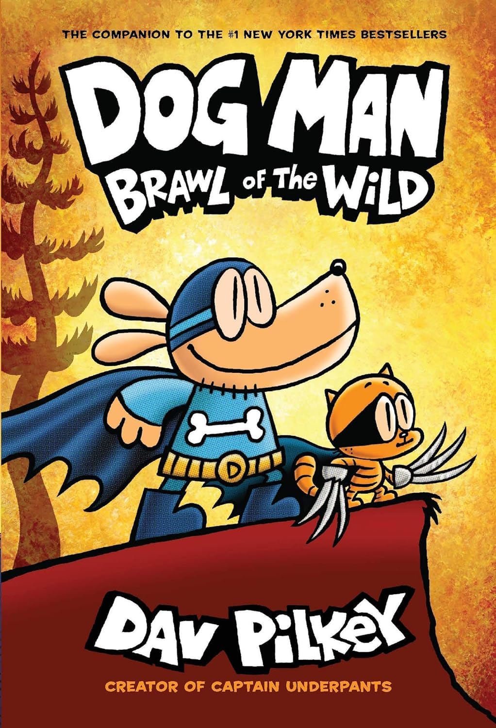 Front cover of the book 'Dog Man #06: Brawl Of The Wild' by Dav Pilkey.