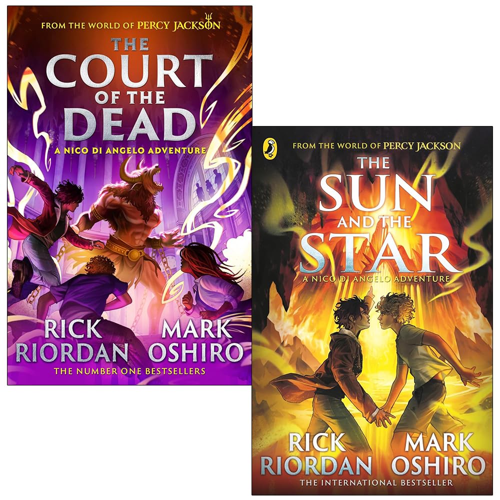 The Nico Di Angelo Adventures Series 2 Books Collection Set By Rick Riordan & Mark Oshiro (From the World of Percy Jackson: The Court of the Dead & The Sun and the Star) NYBooksHub