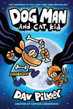 Front cover of the book 'Dog Man #4: Dog Man and Cat Kid: From the Creator of Captain Underpants' by Pilkey Dav.