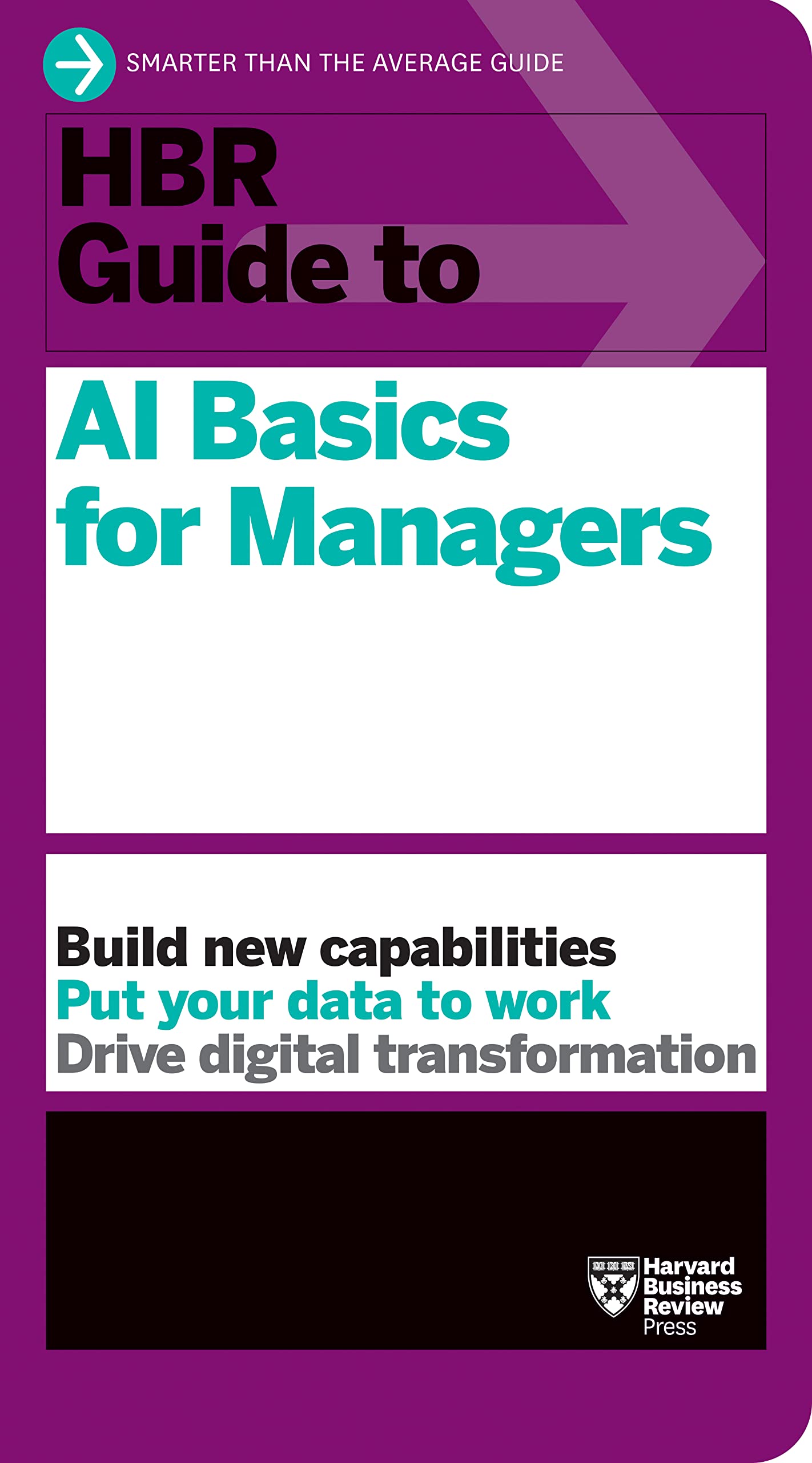 Front cover of the book 'HBR Guide to AI Basics for Managers' by Harvard Business Review.