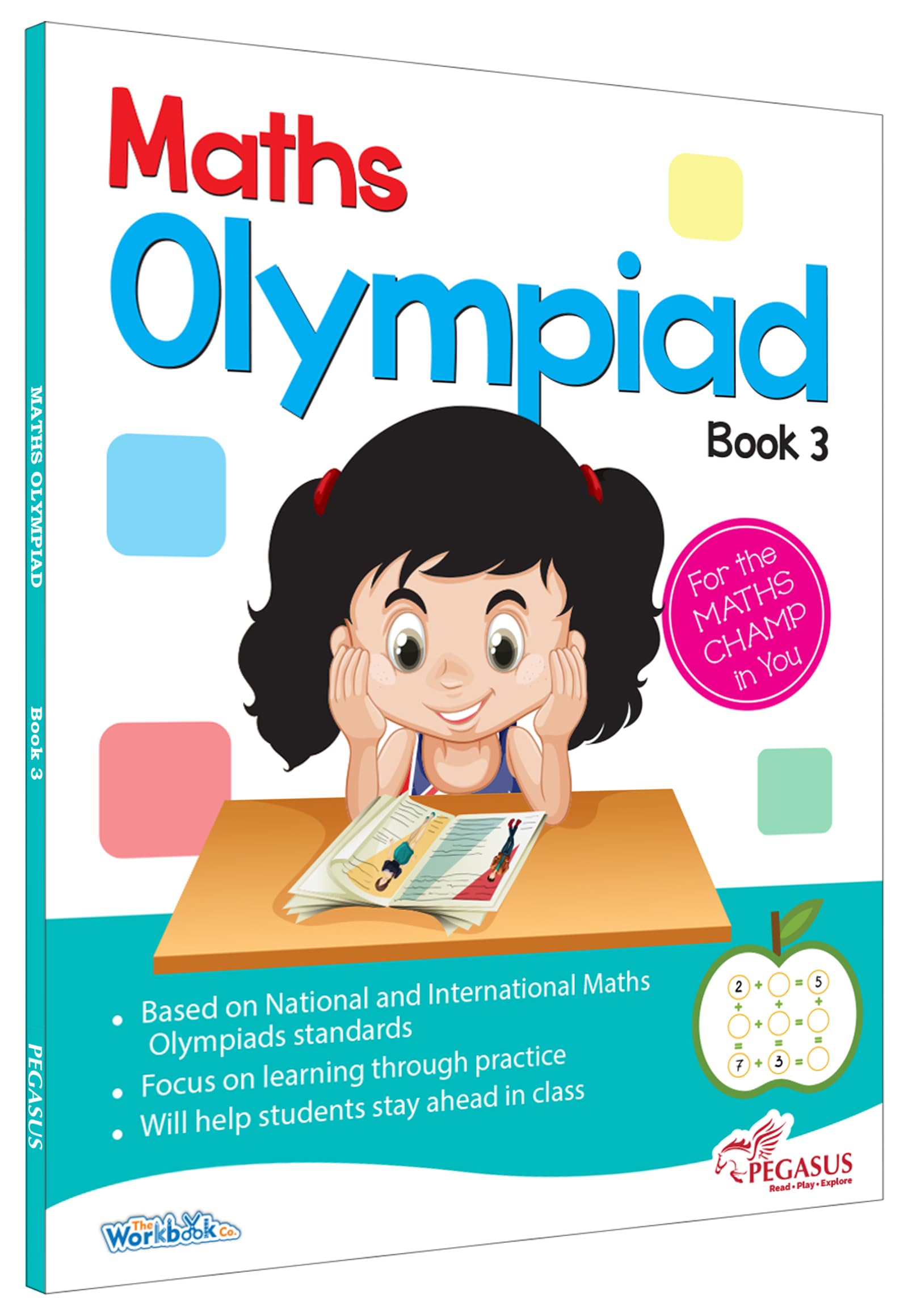 Front cover of the book 'Maths Olympiad 3' by Pegasus.
