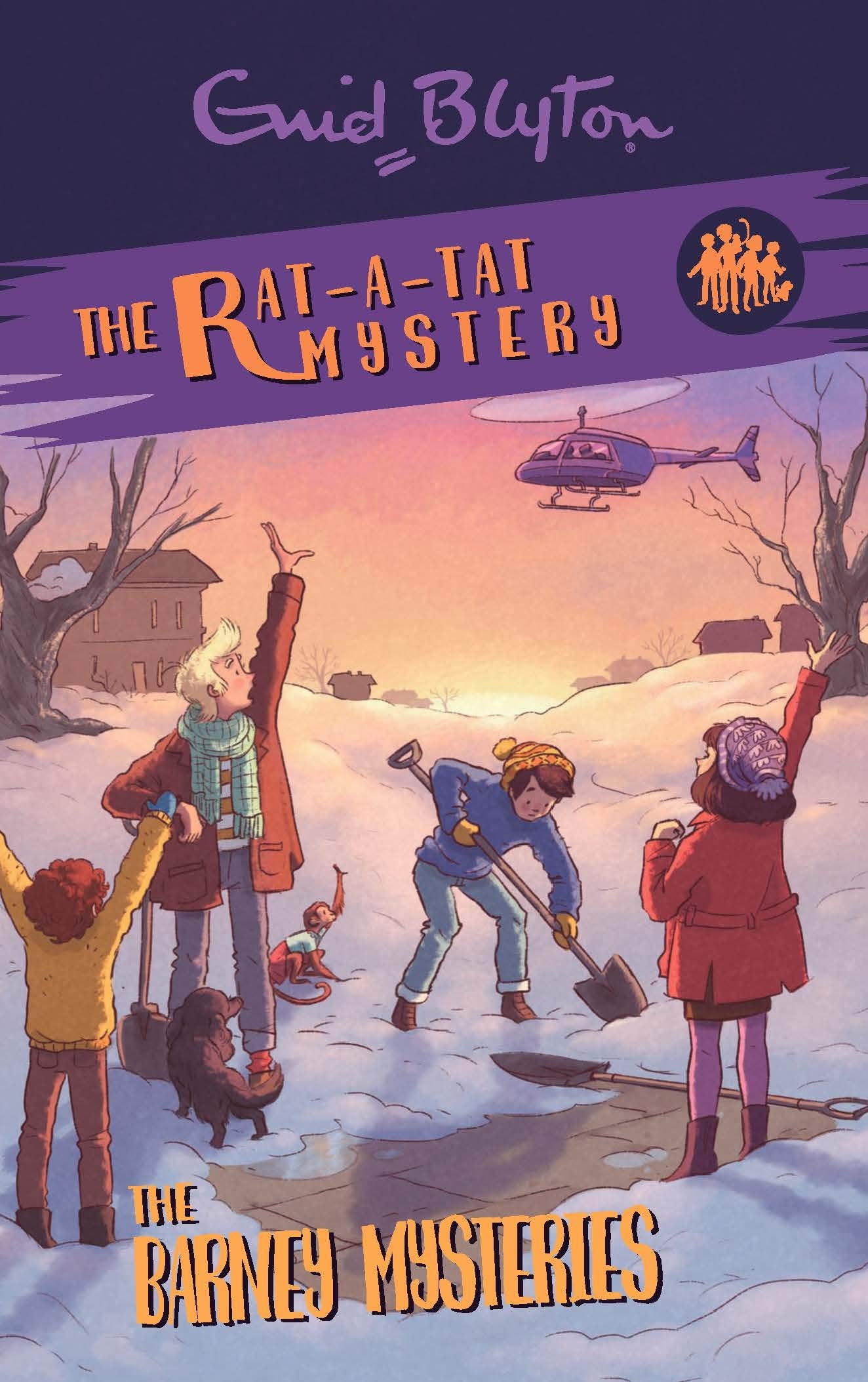 Front cover of the book 'The Rat-a-tat Mystery' by Blyton, Enid.