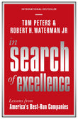 Front cover of the book 'In Search Of Excellence: Lessons from America's Best-Run Companies (Profile Business Classics)' by Peters, Tom.