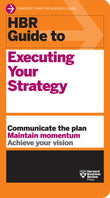 Front cover of the book 'HBR Guide to Executing Your Strategy' by Review, Harvard Business.
