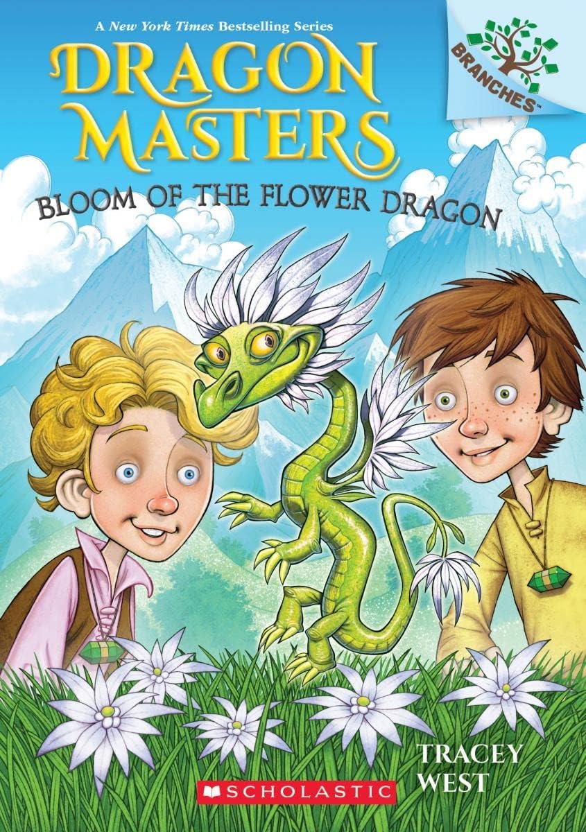 Front cover of the book 'Dragon Masters #21: Bloom Of The Flower Dragon (A Branches Book)' by Tracey West.