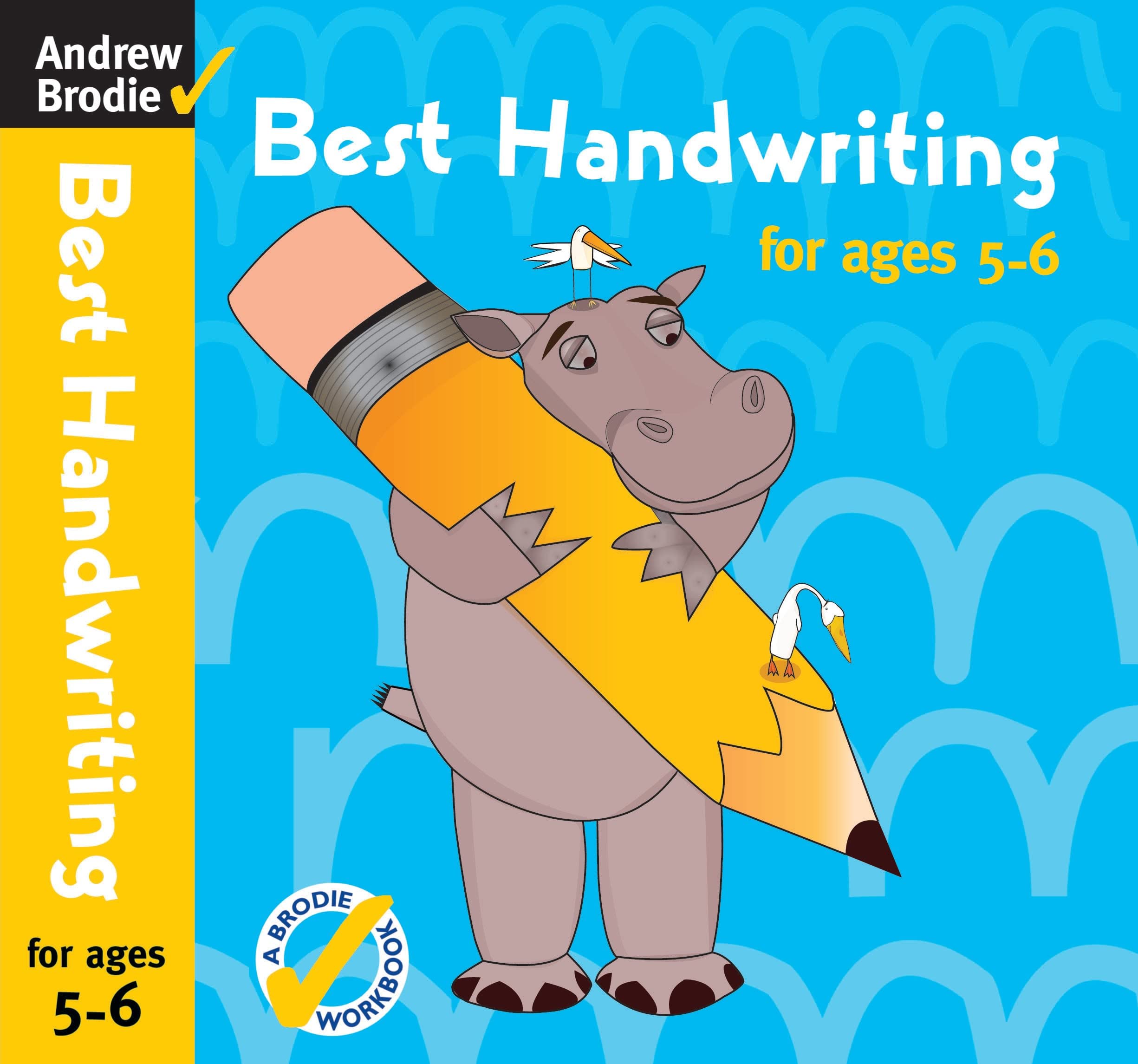 Front cover of the book 'Best Handwriting for ages 5-6' by Brodie, Andrew.