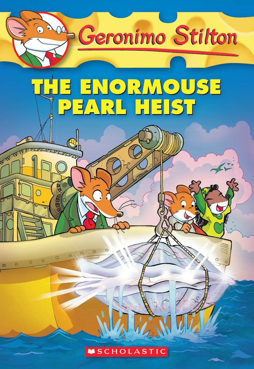 Front cover of the book 'The Enormouse Pearl Heist (Geronimo Stilton, No.51)' by Stilton Geronimo.