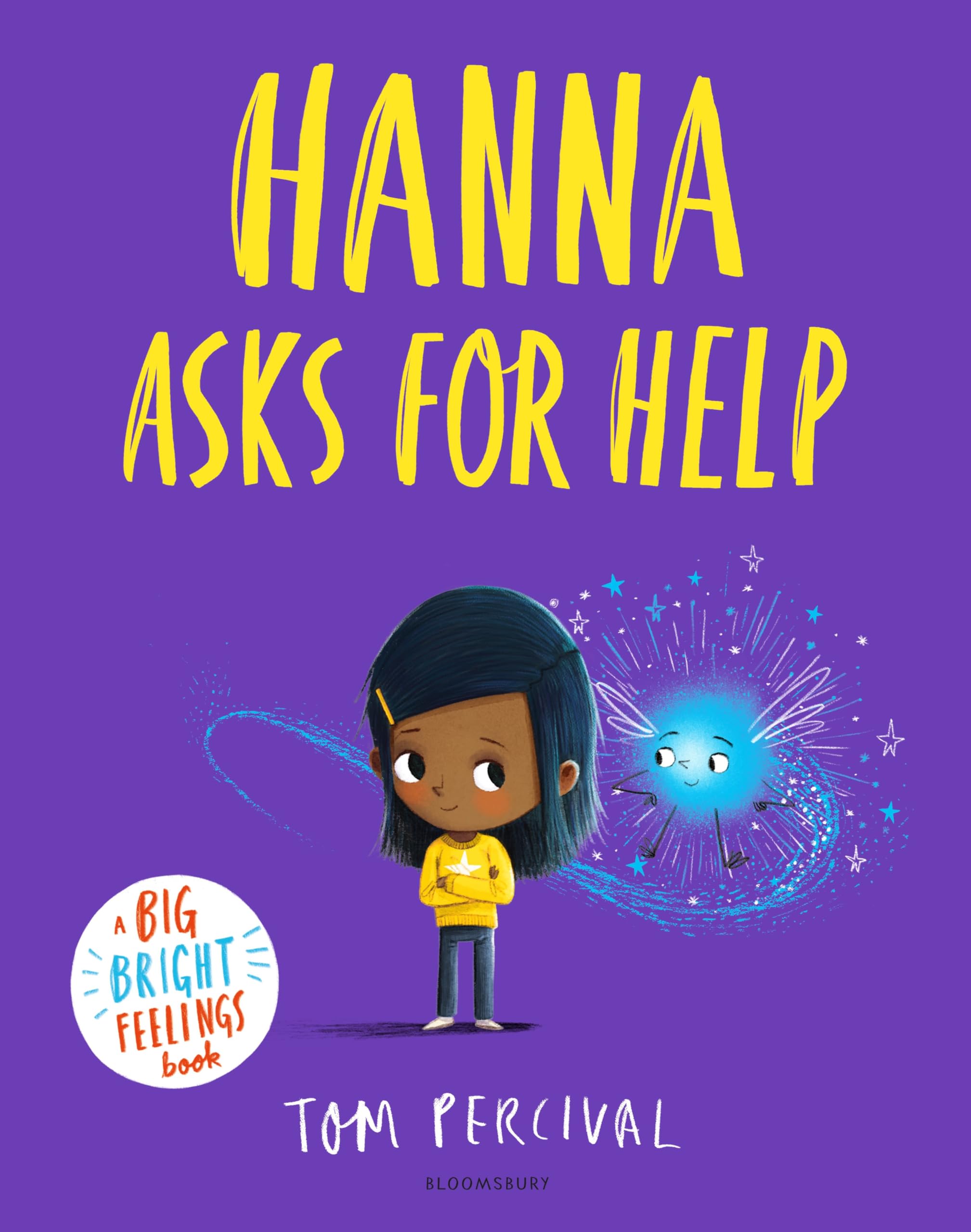Front cover of the book 'Hanna asks for help' by Tom Percival.