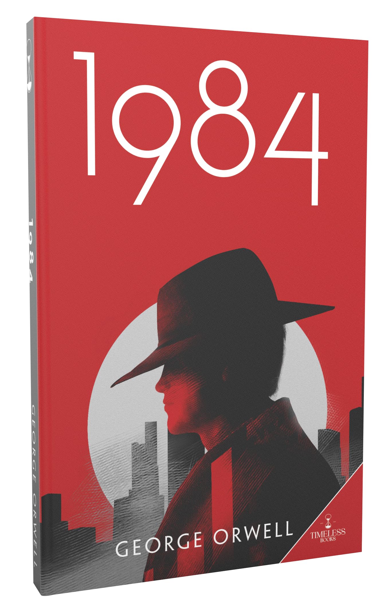 Front cover of the book '1984' by George Orwell.