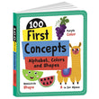 Front cover of the Board Book book '100 First Concepts: Alphabet, Shapes and Colors: Board Book of First 100 Important Concepts for PreSchool Kids, Toddlers' by Na.