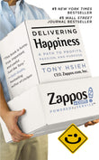 Front cover of the book 'Delivering Happiness: A Path to Profits, Passion and Purpose' by Tony Hsieh.