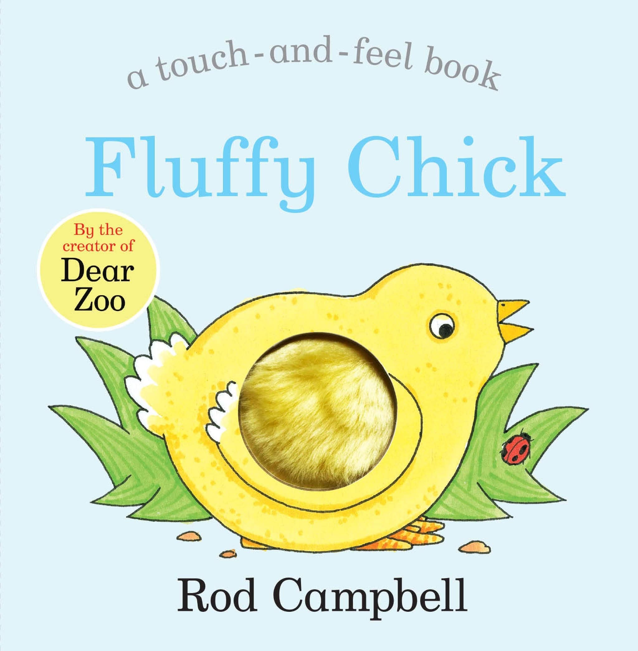 Front cover of the book 'Fluffy Chick' by Rod Campbell.