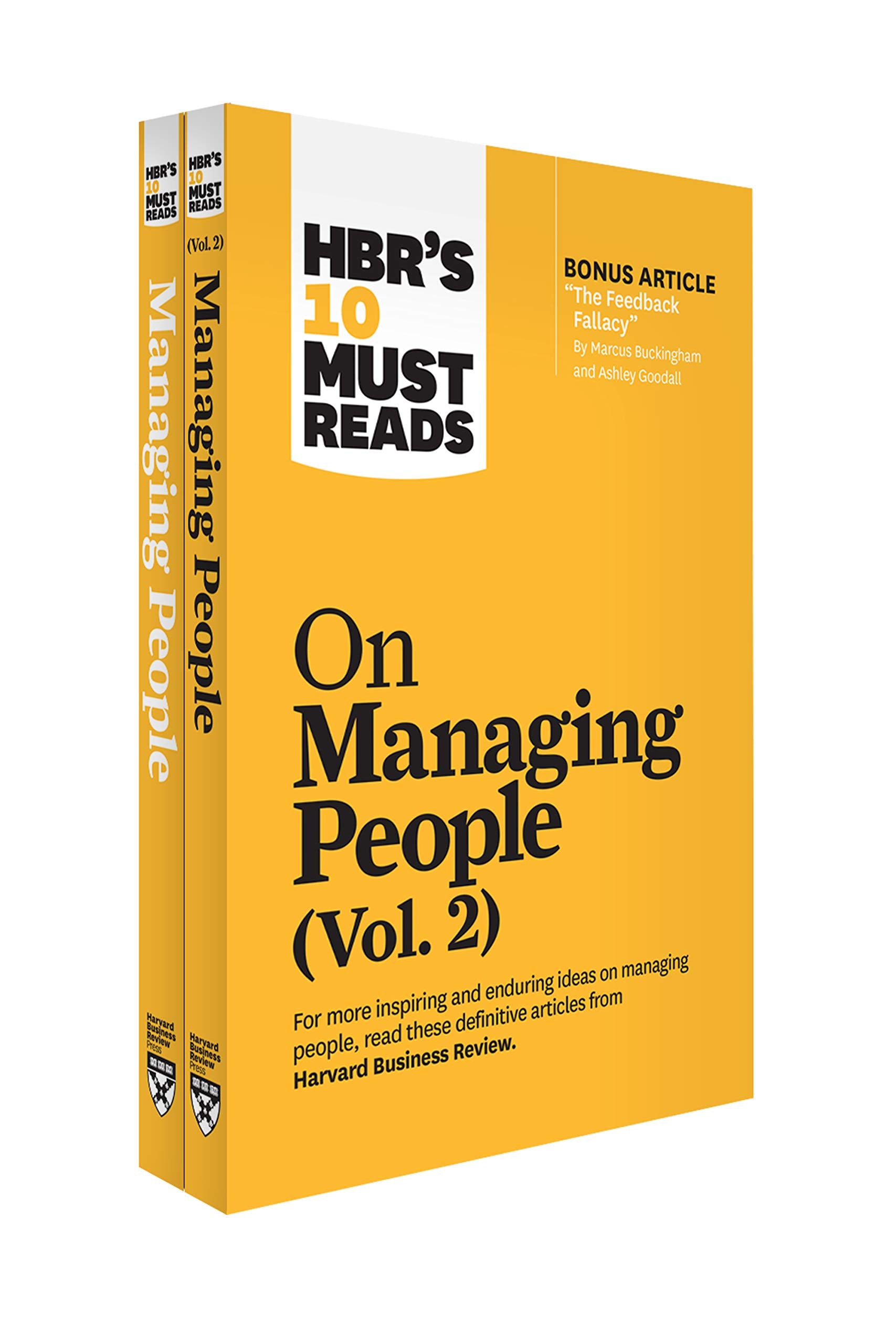 Front cover of the book 'HBR's 10 Must Reads on Managing People 2-Volume Collection' by Review, Harvard Business.