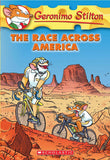 Front cover of the book 'The Race Across America (Geronimo Stilton, No. 37)' by Stilton Geronimo.