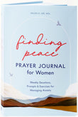 Front cover of the book 'Finding Peace: Prayer Journal for Women: Weekly Devotions, Prompts, and Exercises for Managing Anxiety' by Helen H. Lee, MSc.