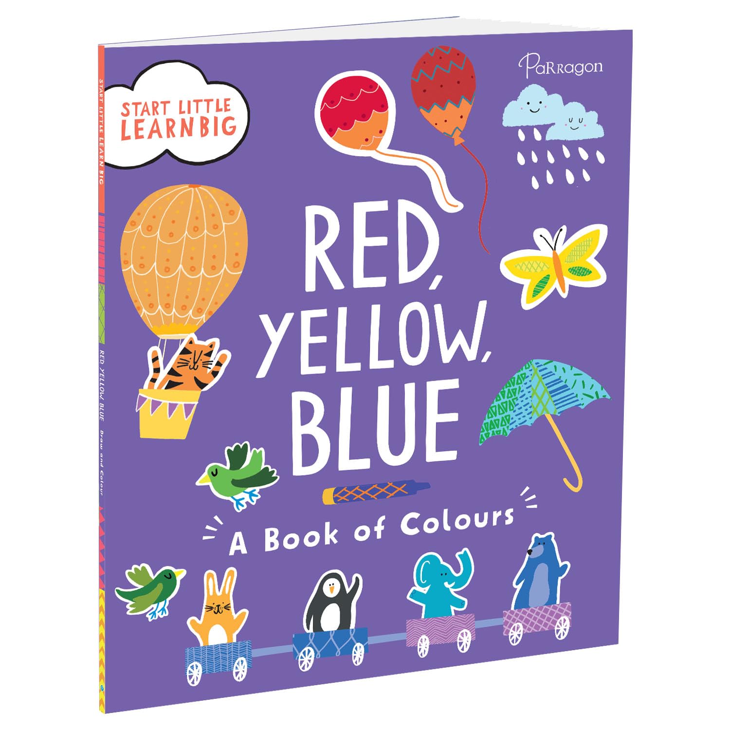 Front cover of the book 'Red, Yellow, Blue' by Parragon Books.