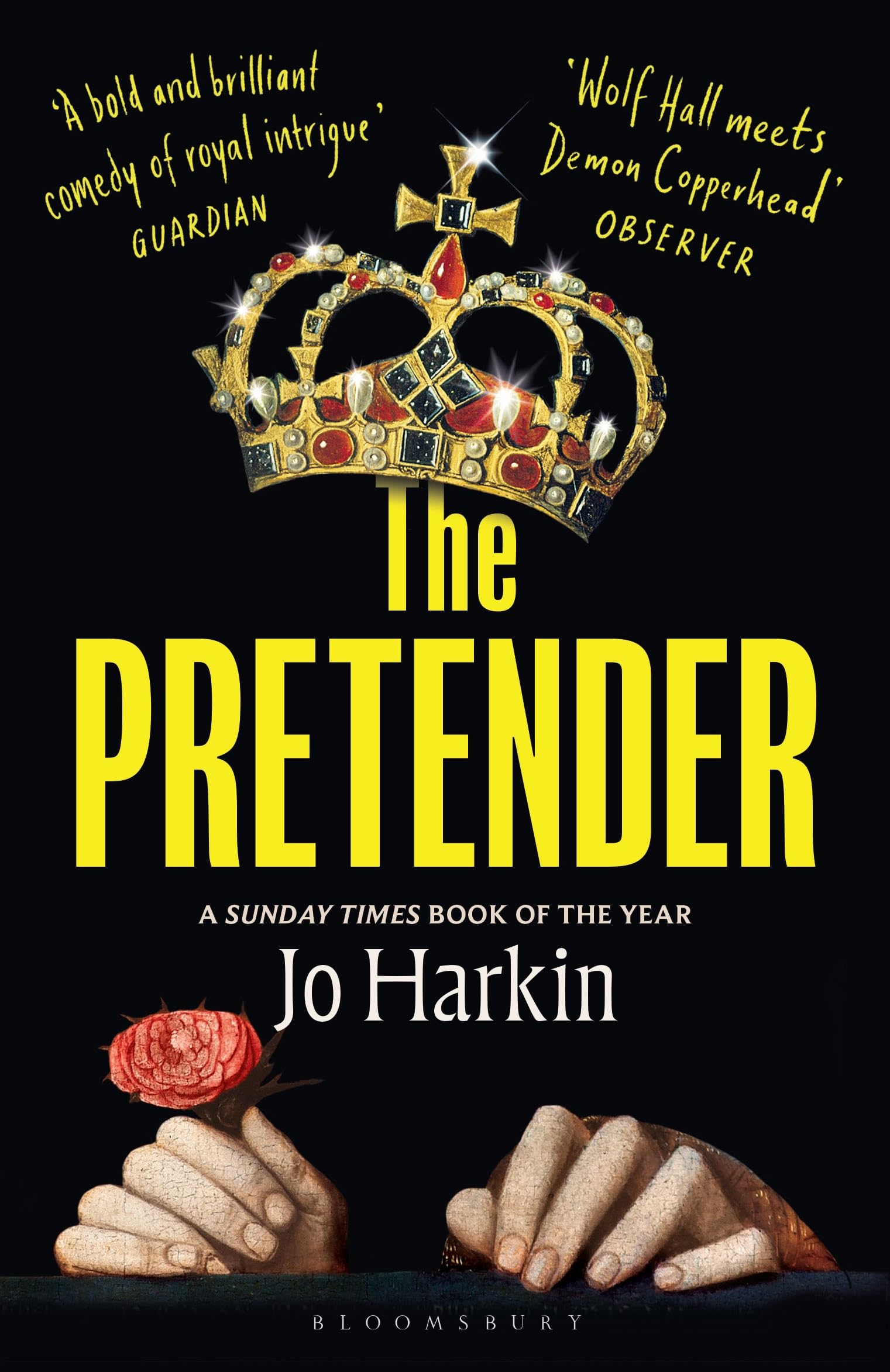 Front cover of the book 'The pretender' by Jo Harkin.