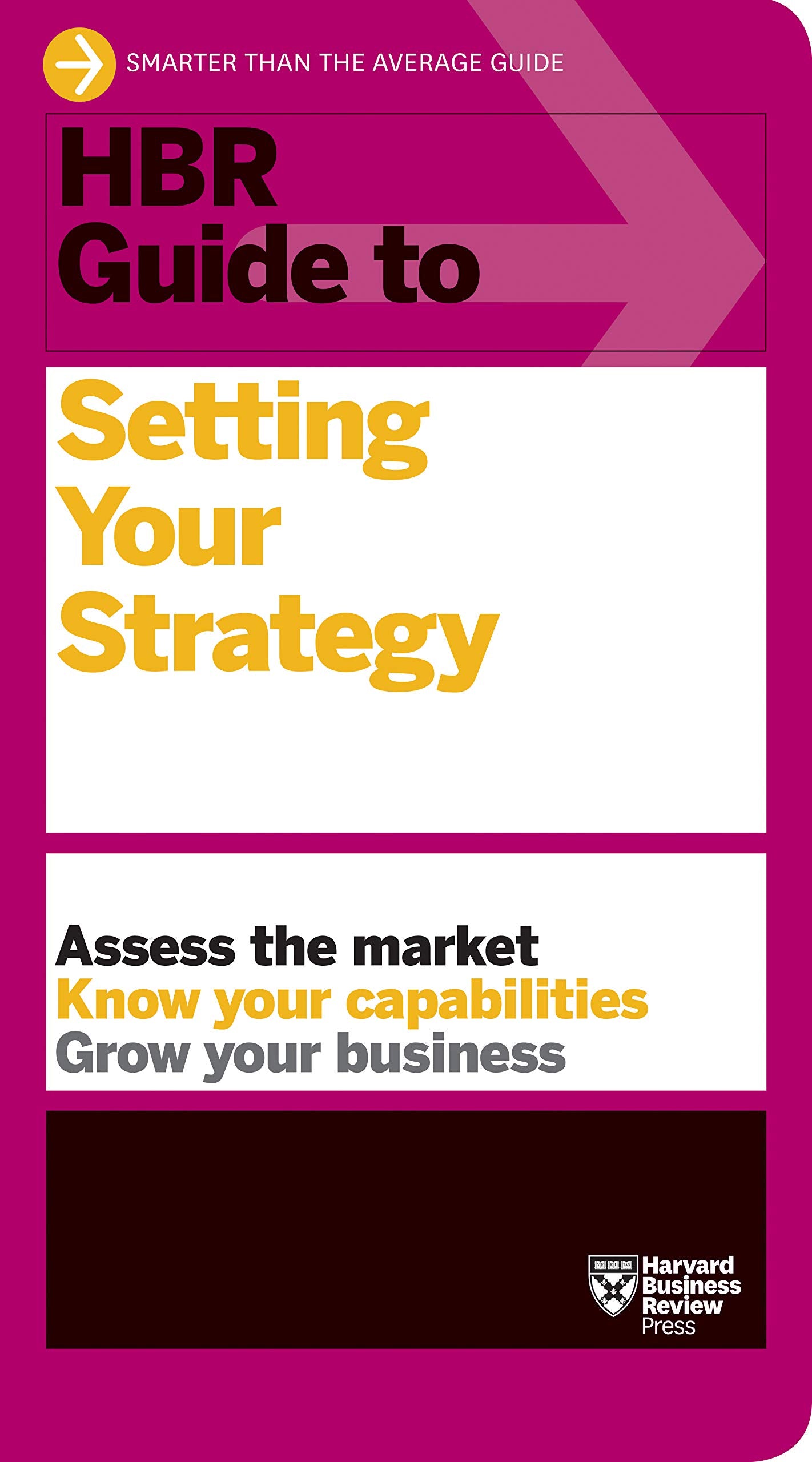 Front cover of the book 'HBR Guide to Setting Your Strategy' by Review, Harvard Business.