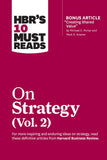 Front cover of the book 'HBR's 10 Must Reads on Strategy, Vol. 2 (with bonus article "Creating Shared Value" By Michael E. Porter and Mark R. Kra' by Harvard Review.