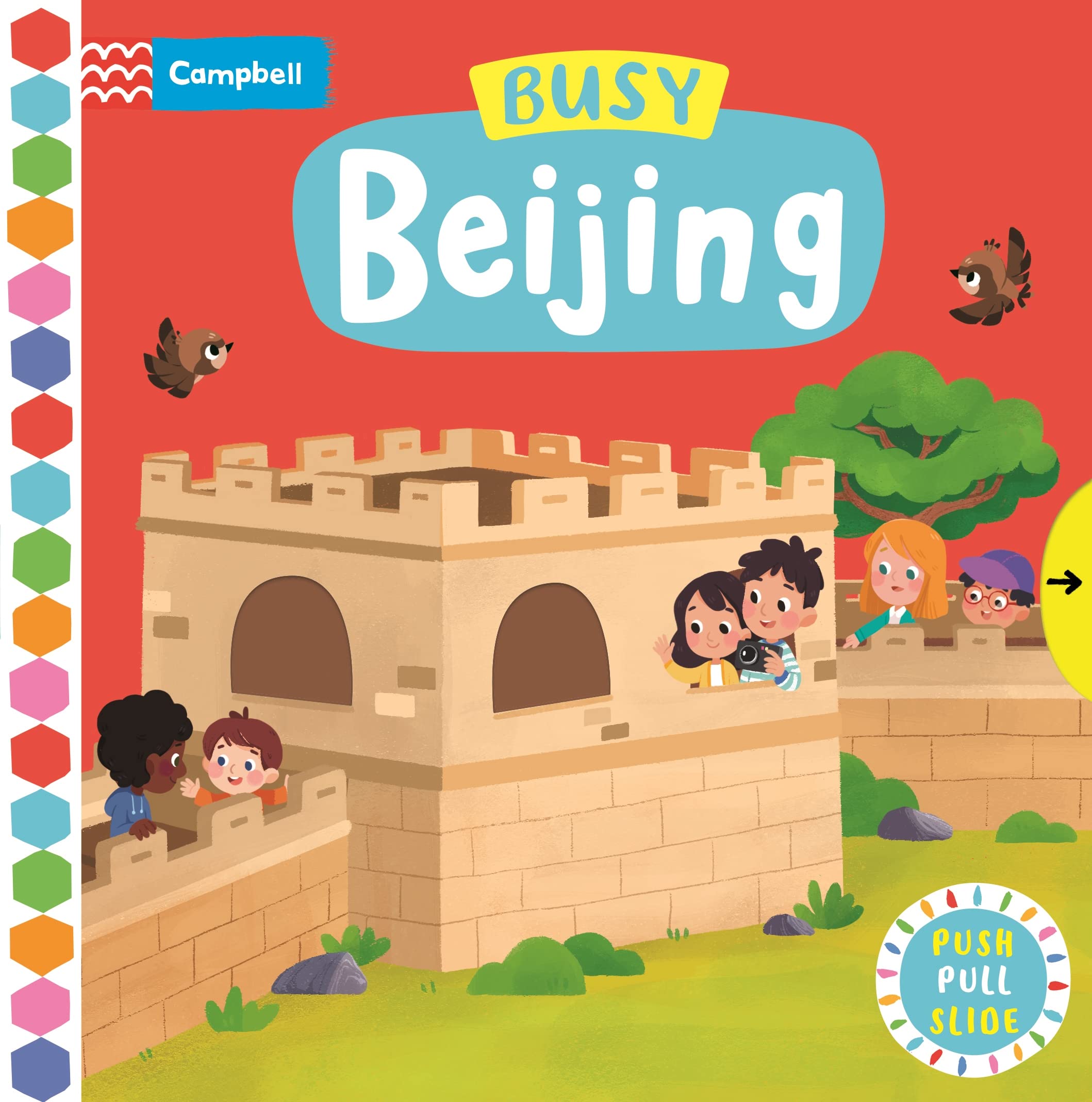 Front cover of the book 'BUSY BEIJING' by Campbell Books.