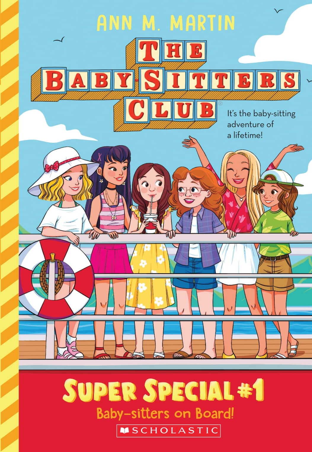 Front cover of the book 'The Baby-sitters Club #1-7' by Ann M Martin.