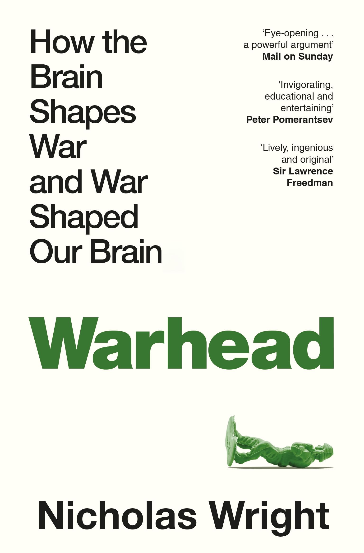 Front cover of the book 'Warhead' by Nicholas Wright.