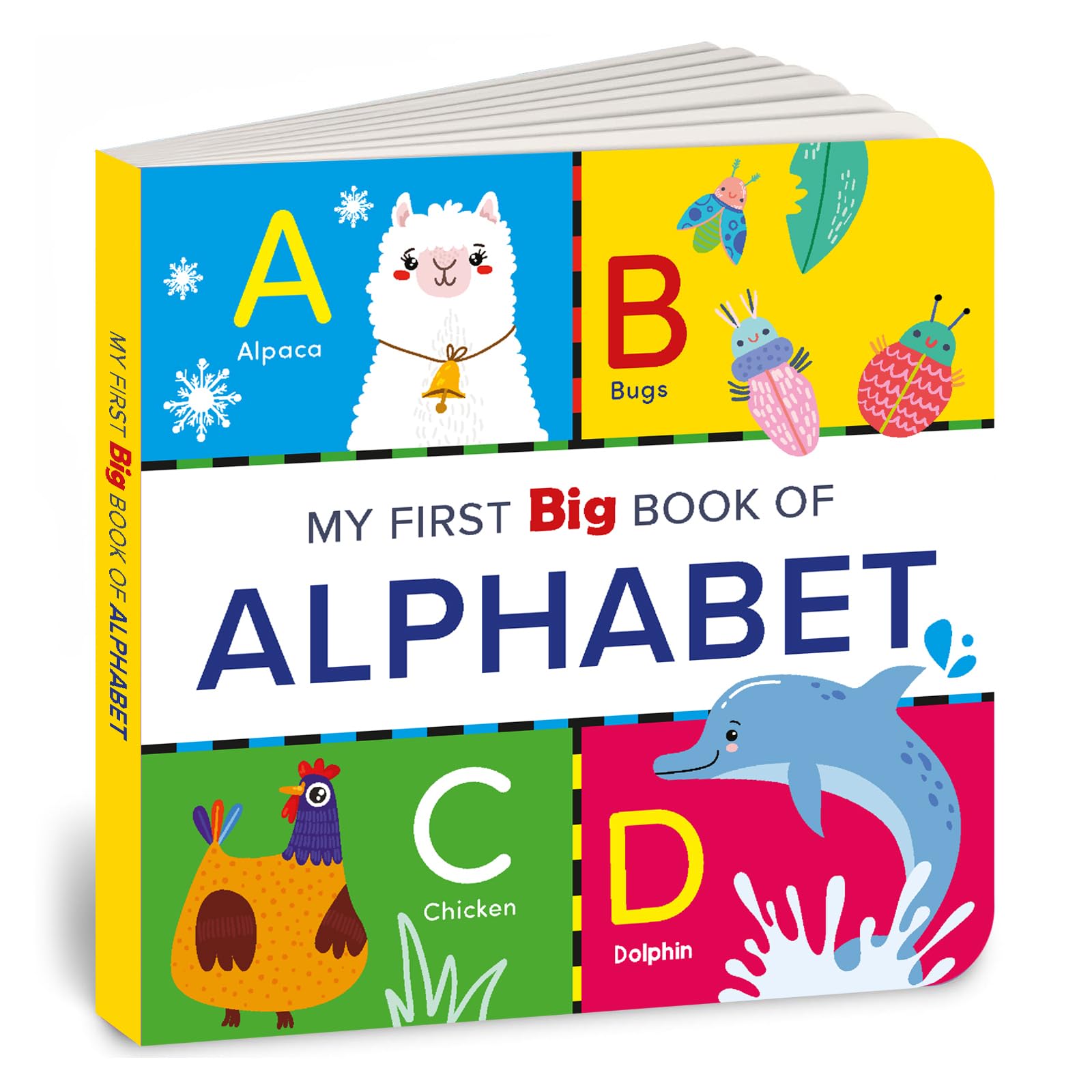 Front cover of the Board Book book 'My First Big Book of Alphabet: Illustrated Board Book of ABC for PreSchool Kids, Toddlers | Book for 1+ [Penguin Early L' by Penguin.