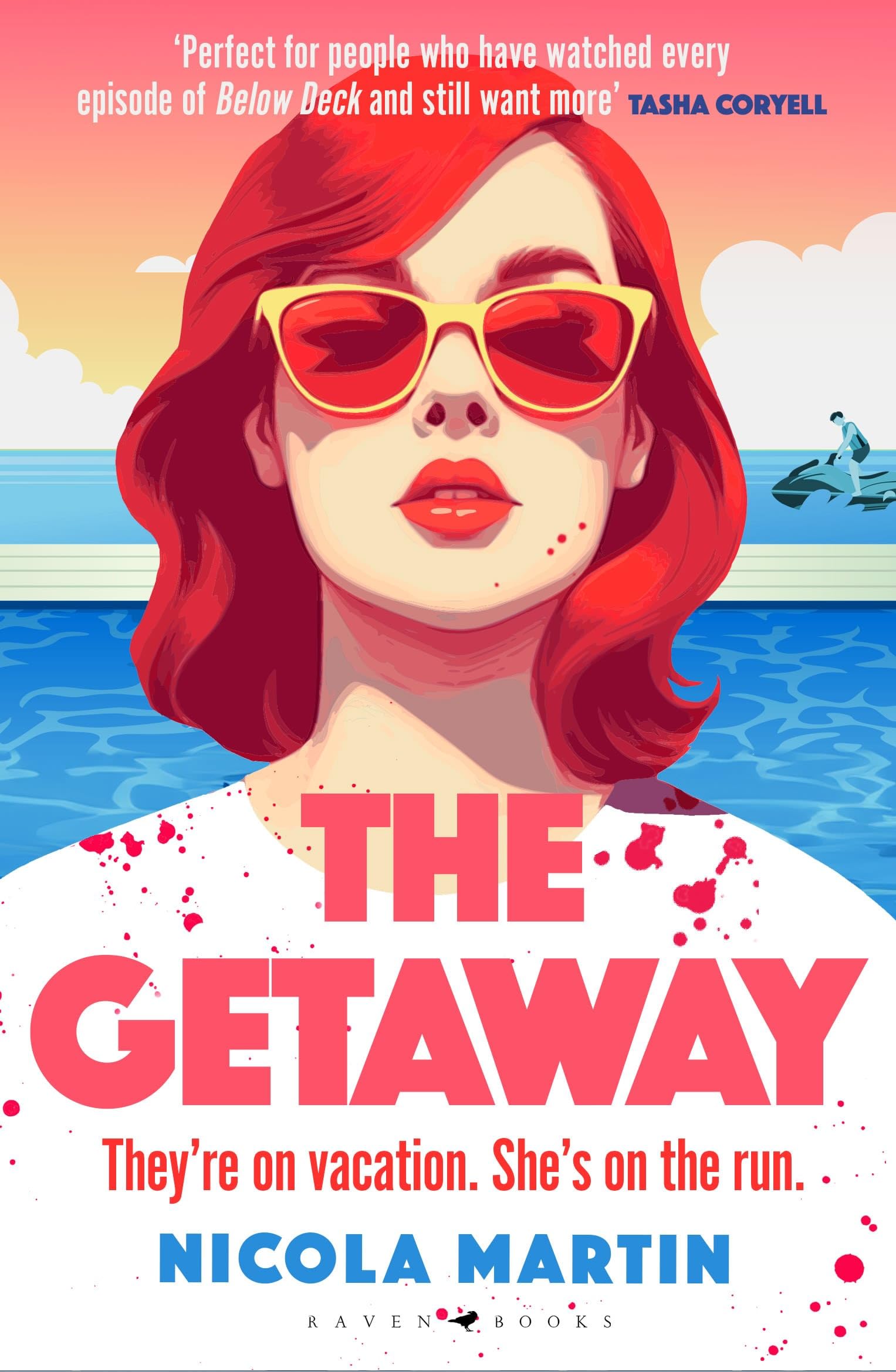 Front cover of the book 'The Getaway: a fun, fast-paced thriller with plenty of twists and turns that will keep you guessing till the very end' by Nicola Martin.