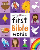 Front cover of the book 'First 100 Bible Words: A padded book―perfect for little hands to hold' by Roger Priddy.