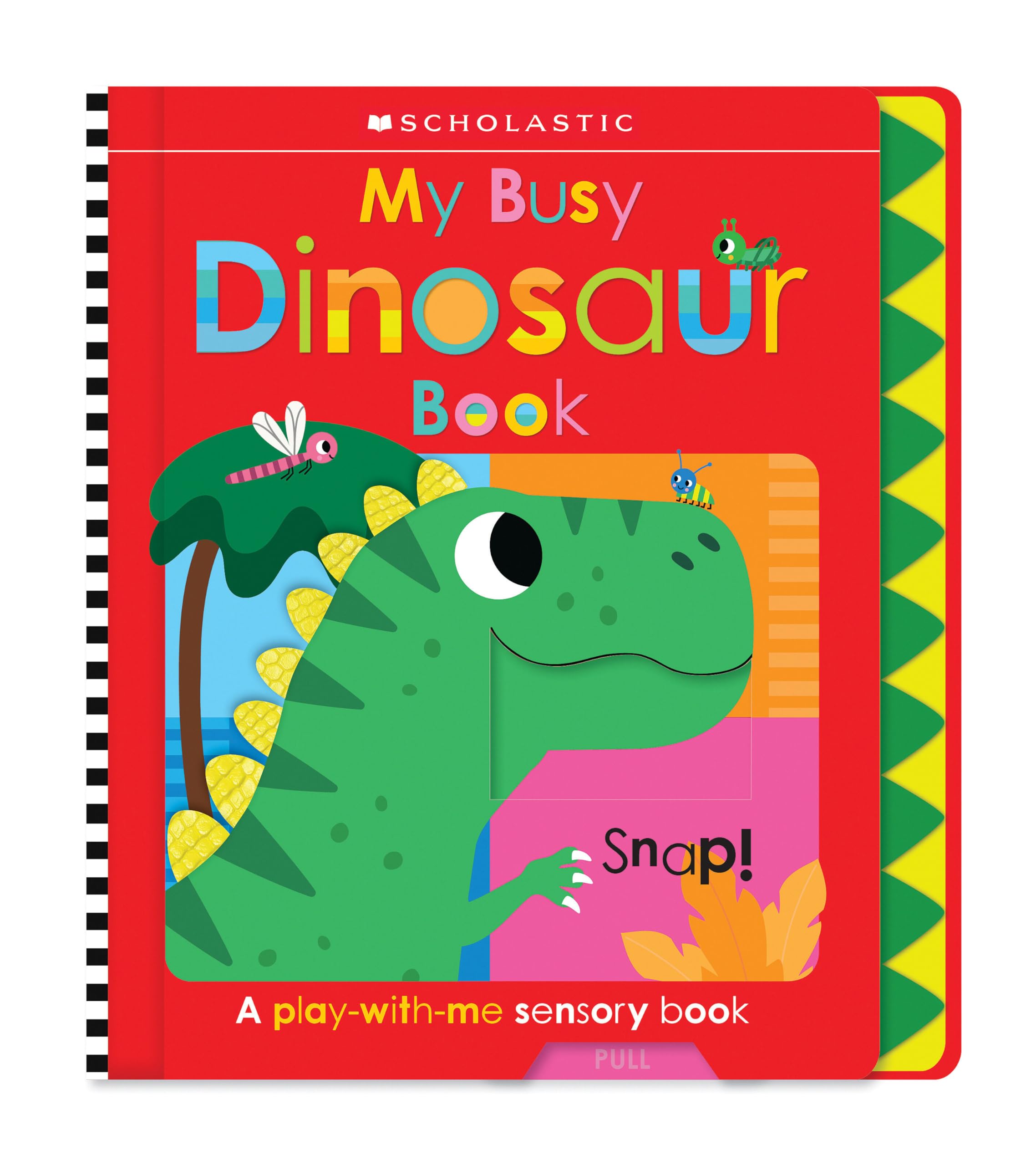 Front cover of the book 'My Busy Dinosaur Book: Scholastic Early Learners (Busy Book)' by Scholastic Early Learners.