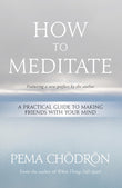 Front cover of the book 'How to Meditate: A Practical Guide to Making Friends with Your Mind' by Pema Chödrön.