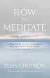 Front cover of the book 'How to Meditate: A Practical Guide to Making Friends with Your Mind' by Pema Chödrön.