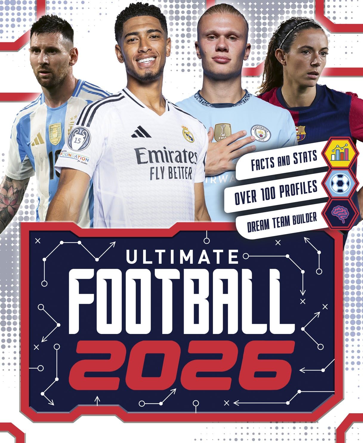 Front cover of the book 'Ultimate Football 2026' by Scholastic.