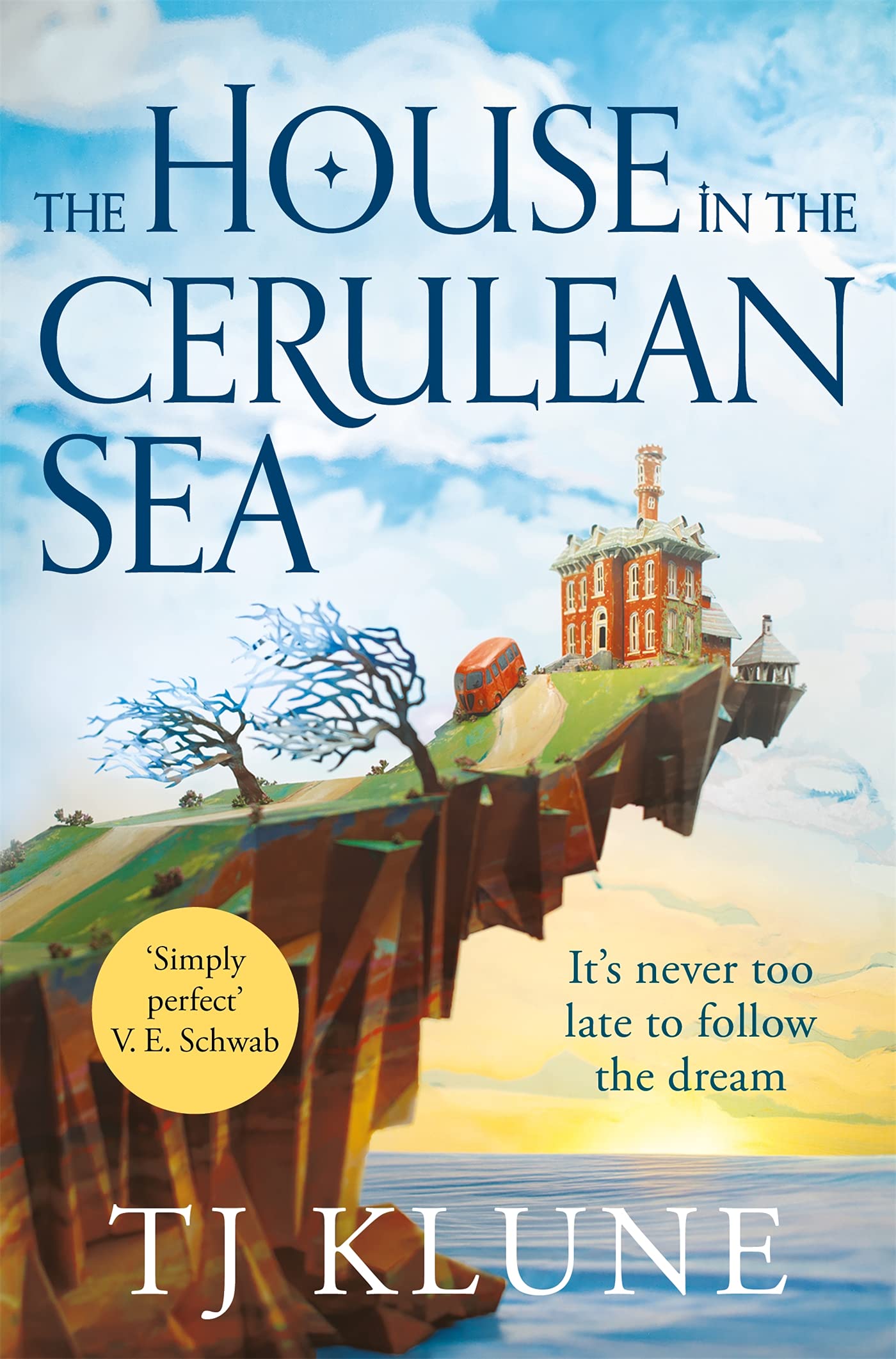 Front cover of the book 'The House in the Cerulean Sea (Cerulean Chronicles)' by TJ Klune.