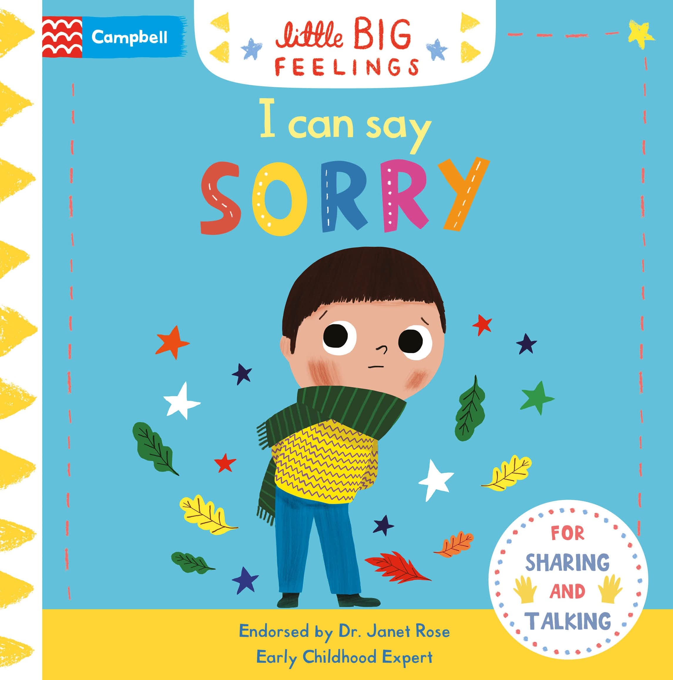 Front cover of the book 'I Can Say Sorry (Little Big Feelings)' by Campbell Books.