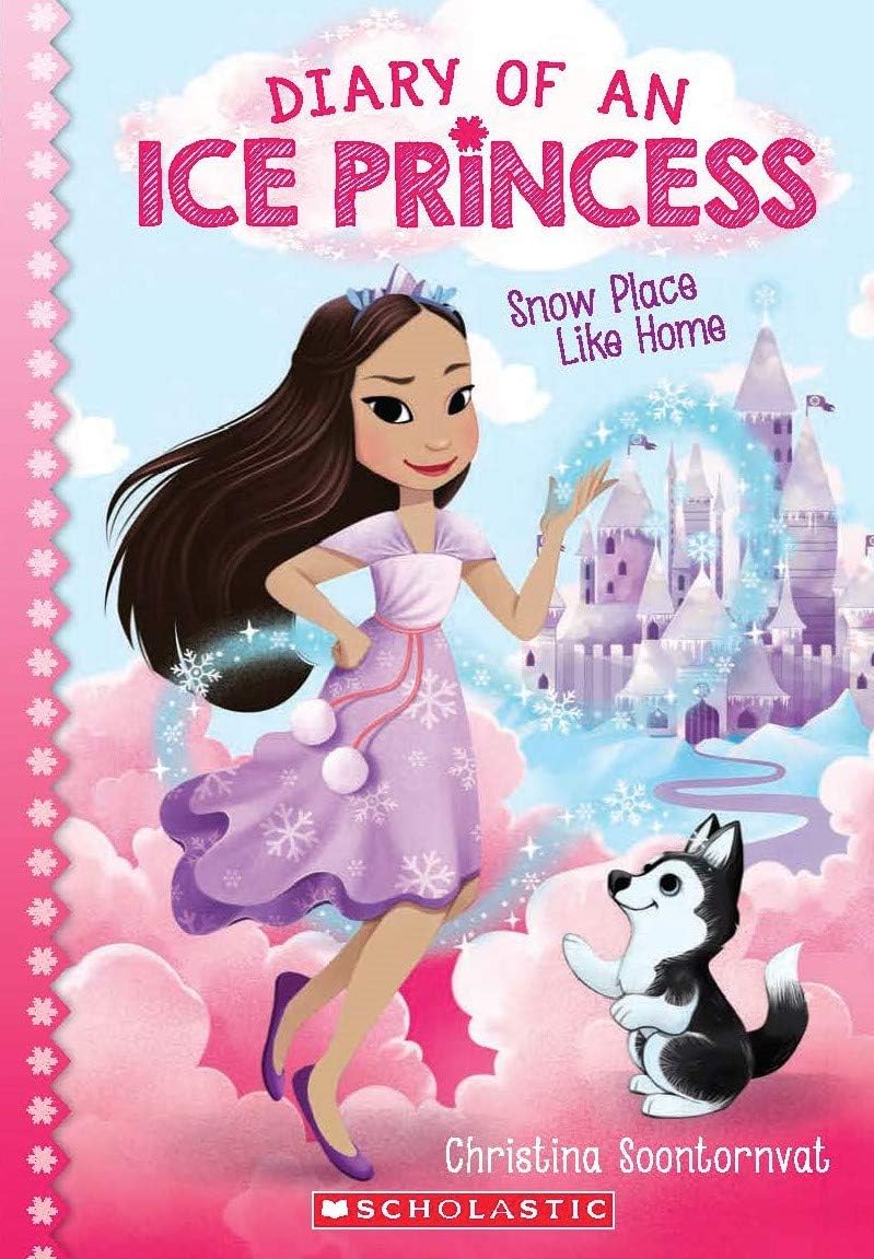 Front cover of the book 'Diary Of An Ice Princess #1: Snow Place Like Home' by Christina Soontornvat.