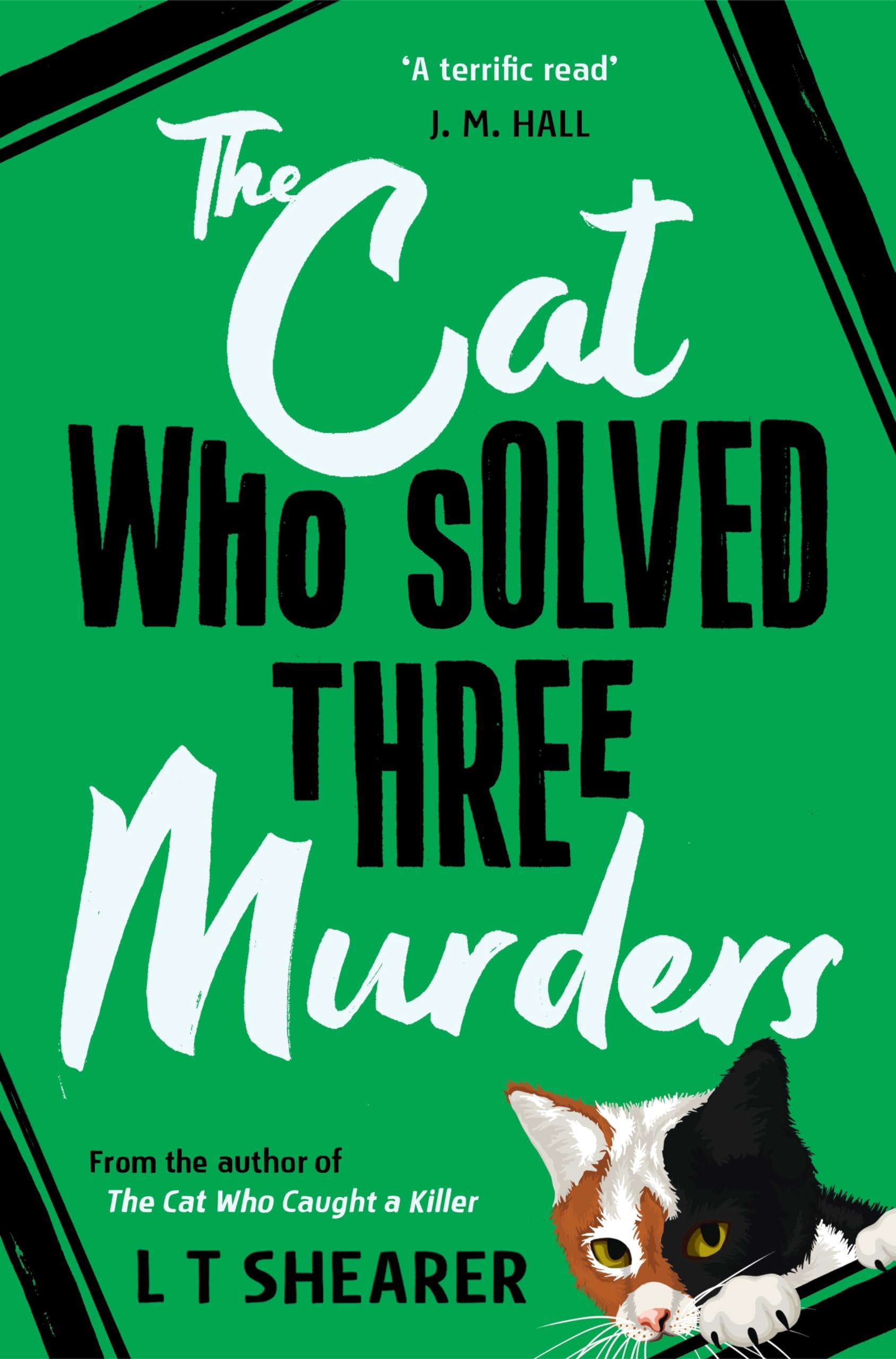 Front cover of the book 'The Cat Who Solved Three Murders (Conrad the Cat Detective, 2)' by L T Shearer.