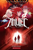 Front cover of the book 'Amulet Book #7: Firelight' by Kazu Kibuishi.