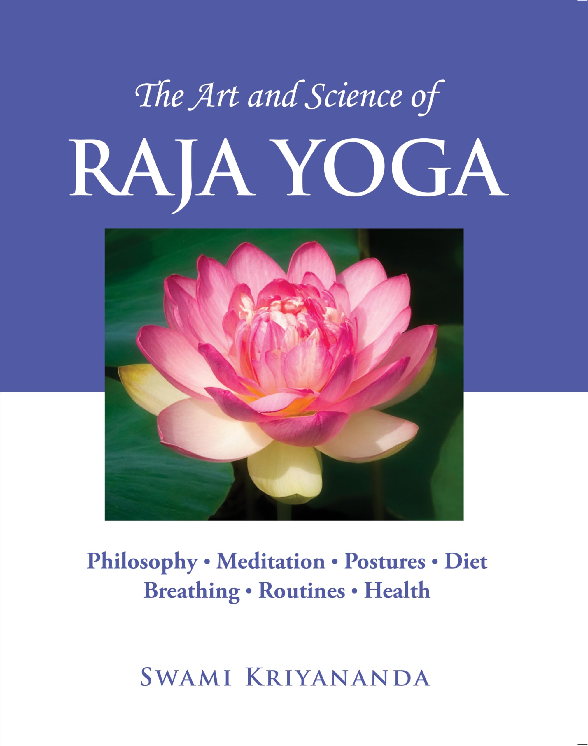 Front cover of the book 'The Art and Science of Raja Yoga' by Kriyananda Swami.