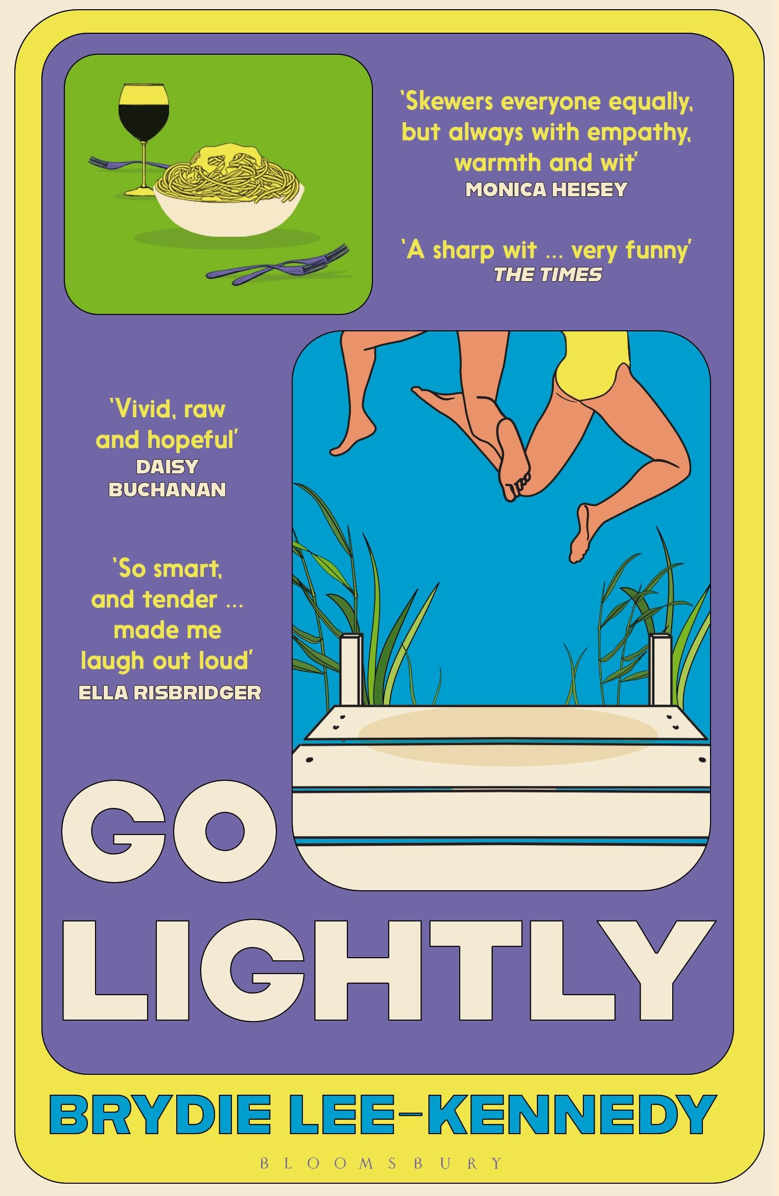 Front cover of the book 'Bloomsbury Go Lightly.' by Brydie Lee-Kennedy.